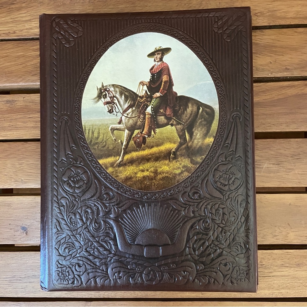 Vtg 1976 Time-Life Book The Old West The Spanish West Leatherette Hardcover Book